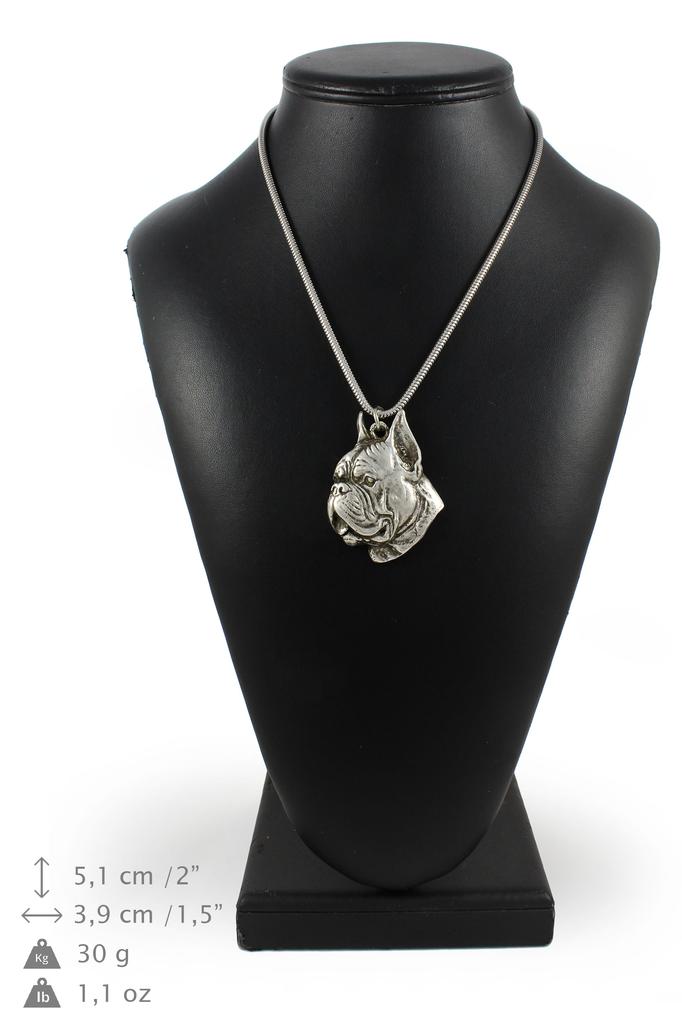 Boxer, German Boxer II - Dog necklace, unique jewellery for the dog fan, unique adder pendant by Art-Dog brand