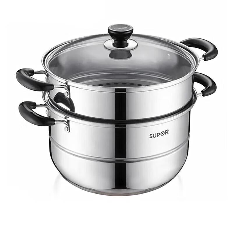 Supor Classic 304 Stainless Steel Double Layer Steamer