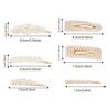 5 Pieces Pearl Hairpin Women's Fashion Soft Pearl Hairpin Hair Stick Girl Hair Clip Hair Clip Set Hair Accessories Jewellery