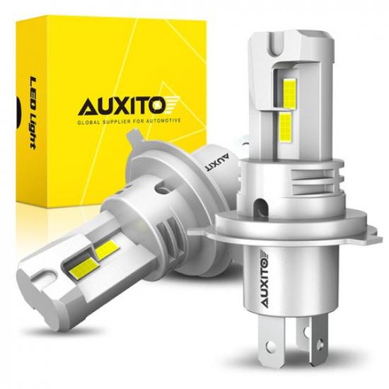 AUXITO H4 LED Headlight Bulbs Kit 100W 30000LM HiLo Beam Super Bright White EOA