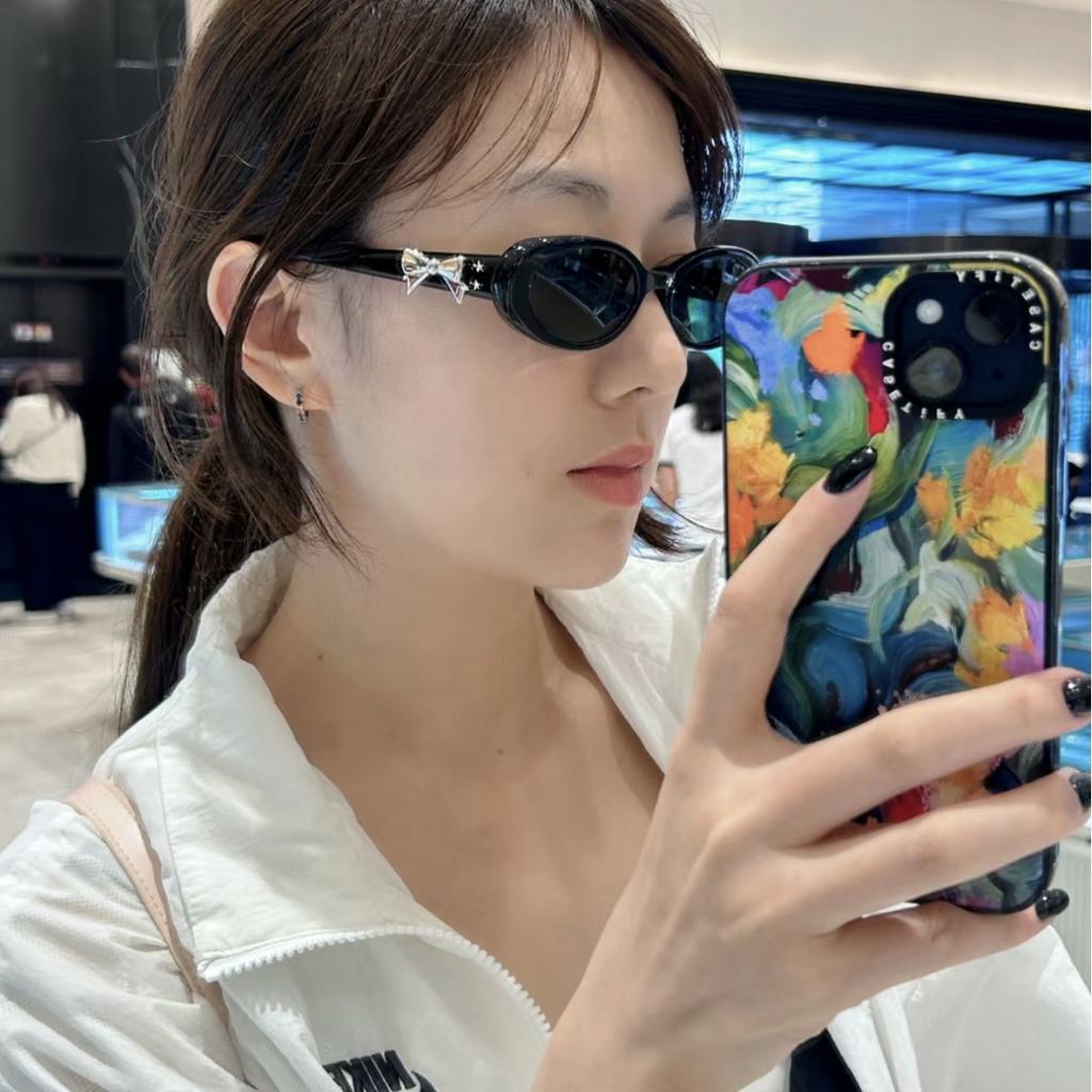 Oval Shape Sunglasses For Women Korean Style Uv400 Protection Sun Glasses Travelling Hiking Outdoor Sunglass