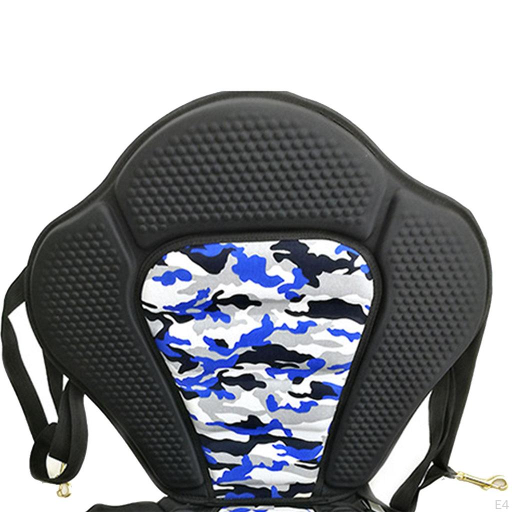 Adjustable Canoe Seat for Kayaking And Paddleboarding - High Back Support