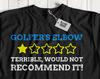 Unisex Funny Golfers Elbow T-Shirt Epicondylitis & Tendinosis Gifts
