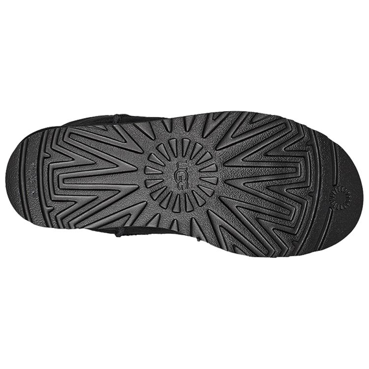 UGG Classic Mini Stud Ii Sheepskin Snow Boots Women Boots Black 1119101-BLK