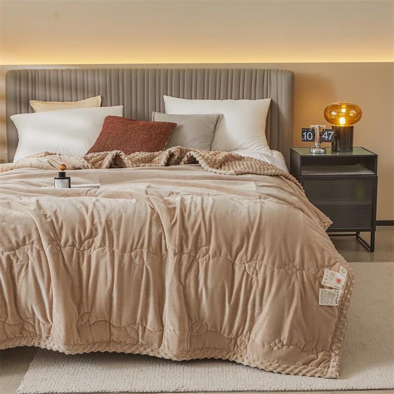 Rote Libelle Bohnen Samt Beruhigende Steppdecke