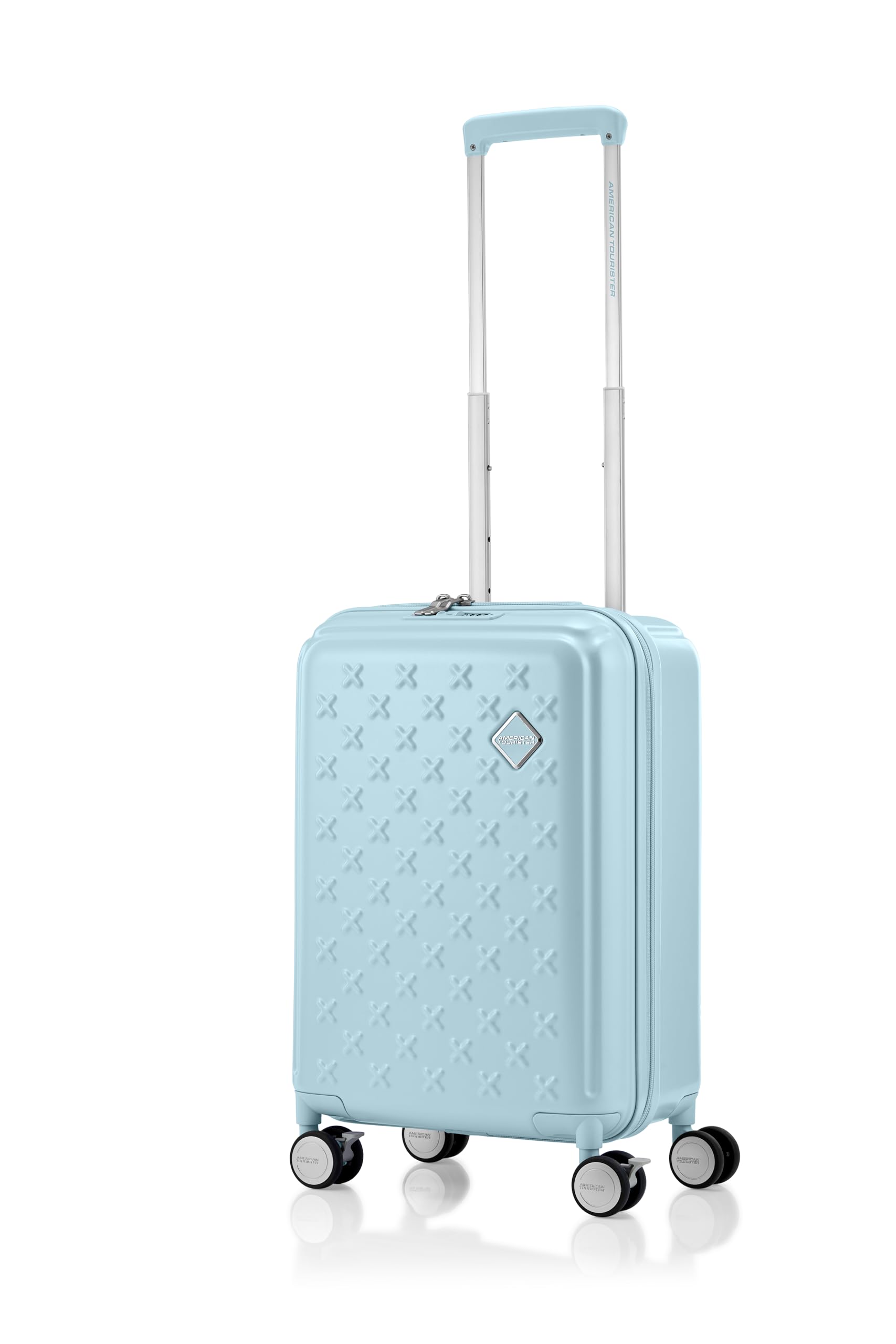 

American Tourister PAXTRA Spinner 55 with TSA Mint Green Suitcase, Small, Carry-on, 1-3 Nights, 2080 Construction, Stopper, Lock, 34L, 55cm, 3kg,