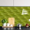 10/20/30Pcs 3D Mosaic Tile Stickers - Waterproof PVC Wall Decals - Thickened Self-Adhesive Brick Wallpaper for Kitchen & Bathroom - Multiple Designs