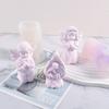 3D Angel Candle Mold Prayer Angel Silicone Resin Mold Aromatherapy Candle Mold Ornaments Mold for DIY Crafts Home Decors