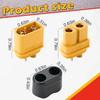 XT60 Upgrade 10 Pair XT60H Male Female Bullet Connectors with Sheath for RC Planes Car Lithium Battery