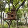 Incubation Box Bird Breeding Box Thickened Hanging Birdhouse Wooden Bird House  Backyard