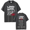 Loded Diper Diper Overload Tour Tshirt Men Women Vintage Rock Short Sleeve Tshirts Mens Casual Pure Cotton Summer T Shirts
