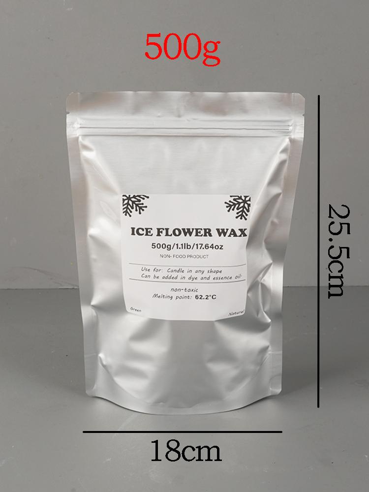 

500 г/1000 г Белый Песочный Воск Ледяной Цветок Воск DIY Изготовление Свечей Аксессуары Принадлежности Снежинка Восковая Свеча Пейзаж Картина Песок Чашка