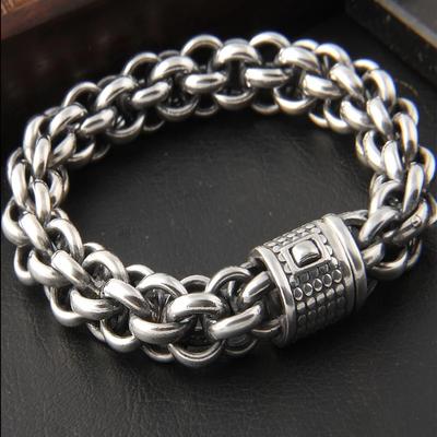 Bracelet Men's Cross Personality Cool Ins Niche Design Trendy Card Bracelet Gift for Boyfriend