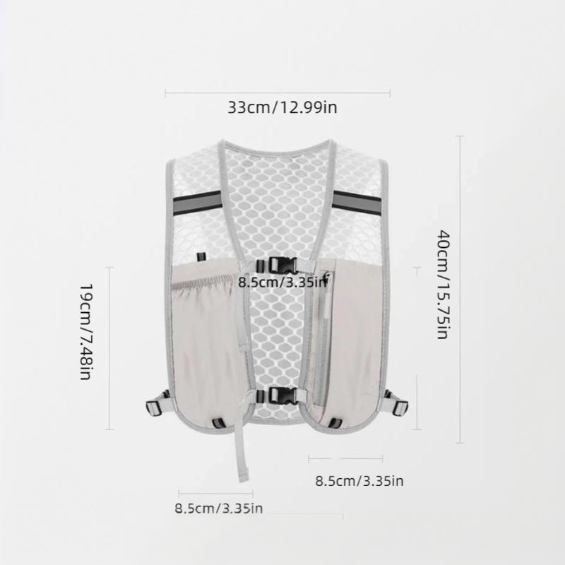 Unisex Běžecká hydratační vesta Nastavitelný hrudní popruh Lehká Reflexní Pro maraton