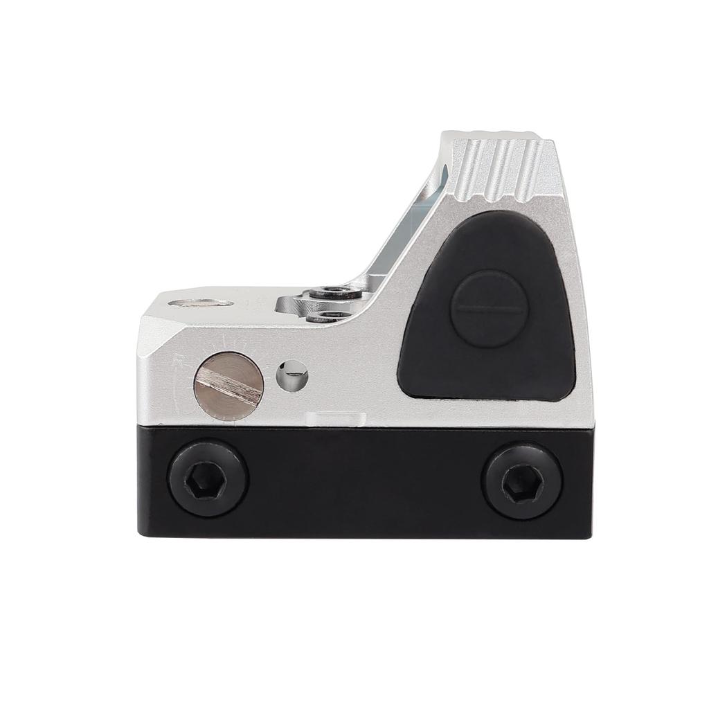 ZZ 1x24 Mini Red Dot Sight, Red Dot Sight tip RMR, Red Dot Sight deschis pentru Airsoft, Compatibil cu șine de 20mm și Glock (SL)