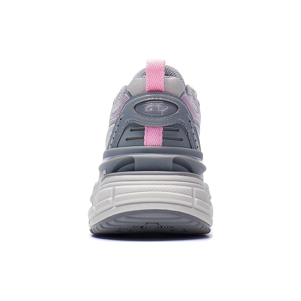 Li Ning Comet 5 Yi Star 5 Abrasion Resistant Rebound Low top Casual Shoes Women's Silver Gray AGCT352-3