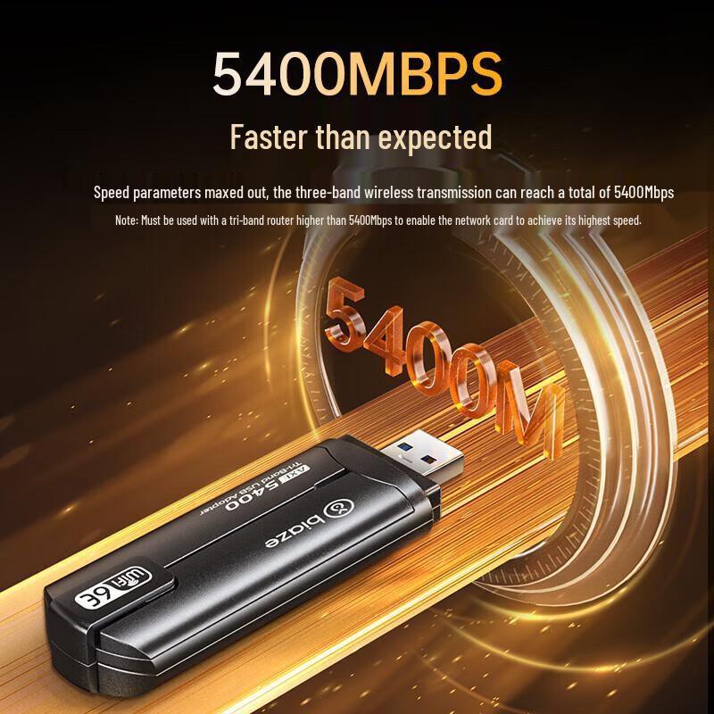BIAZE AX5400M WiFi 6E USB Wireless Adapter (CN version)