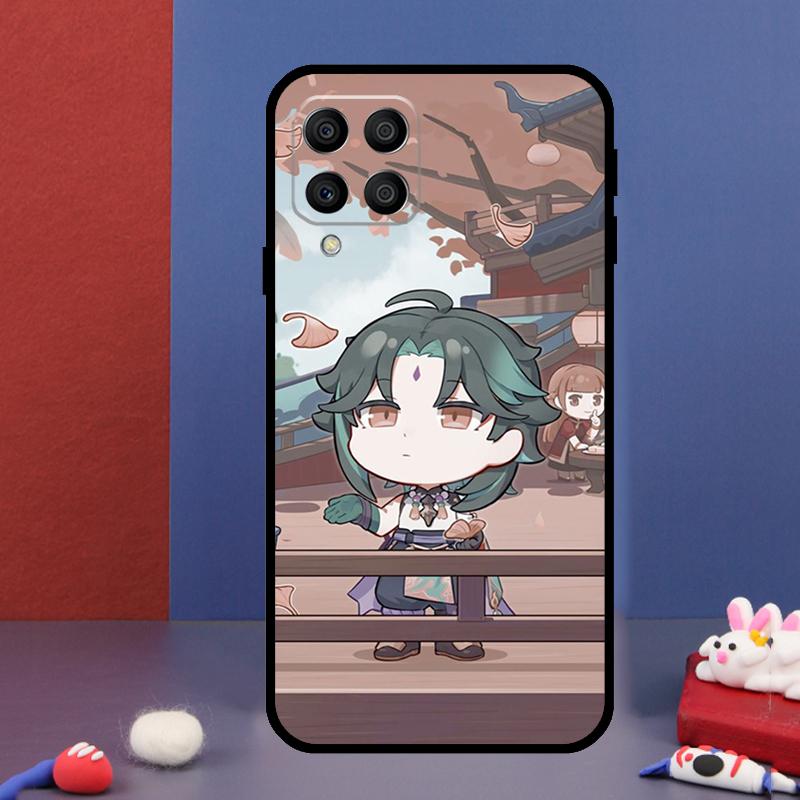 Genshin Impact Chibi For Samsung Galaxy M31 M51 M33 M13 M23 M53 M15 M55 M14 M34 M54 M20 M30s M32 M52 Phone Case