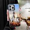 NYC New York City Soft Phone Case for iPhone 15 16 17 Pro Max 17Air 16E 14 Plus 13 12 Mini Shockproof Cover Back Shell