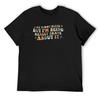 My Tummy Hurts But I'm Being Really Brave About It Retro Essential T-Shirt Plus Size Tops Cotton Graphic Tees Outfits for Men