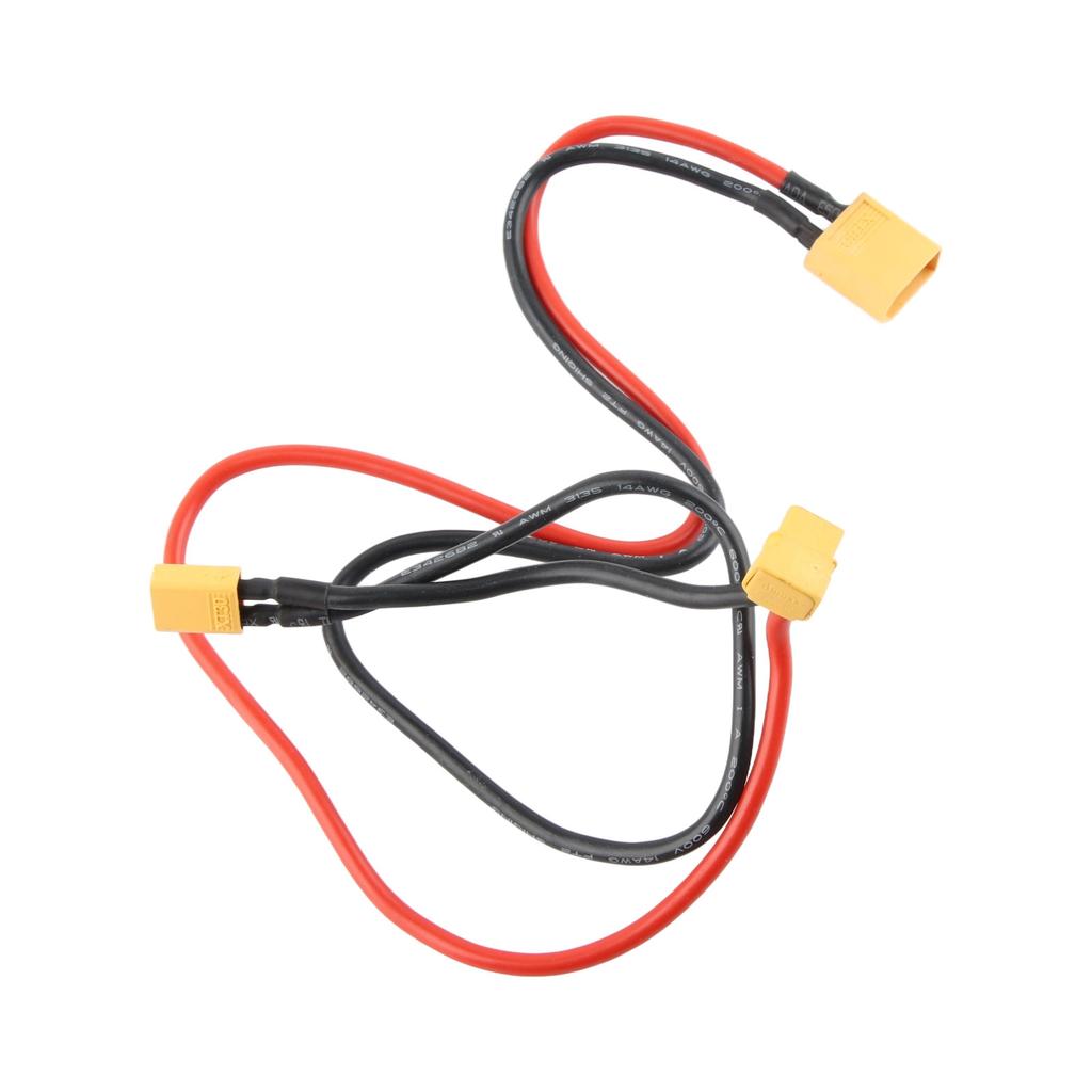 AWM14 Silicone Fireproof Power Adapter Cable XT60 Female To XT30 Elbow 90 Degrees Power Connector