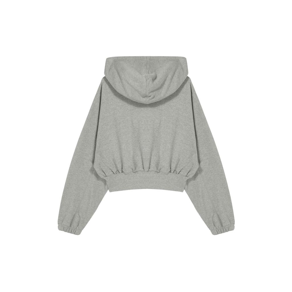 Nike Sportswear Logo Casual Comfortable Short Hoodie Women Hoodies Dark-Gray Black FV7778-063