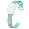 For Apple Watch Series 10 42mm/9 8 7 41mm/SE (2023) SE (2022) SE 6 5 4 40mm/3 2 1 38mm Leopard Silicone Strap