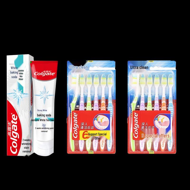Набор зубной пасты Colgate Deep Clean с пищевой содой и зубной щетки