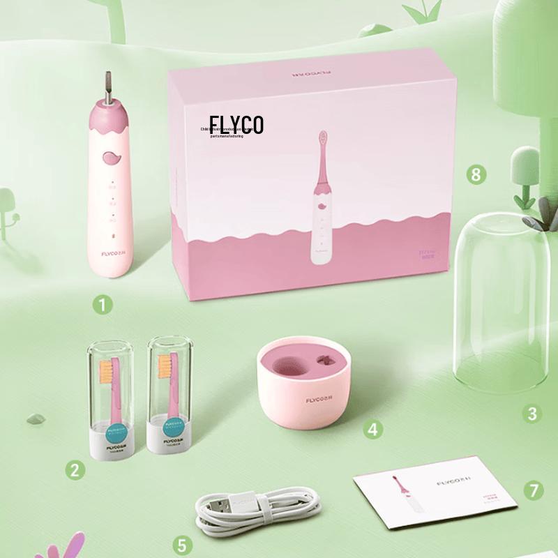 FLYCO FT7110 Kids Electric Toothbrush CN plug (adapter included)