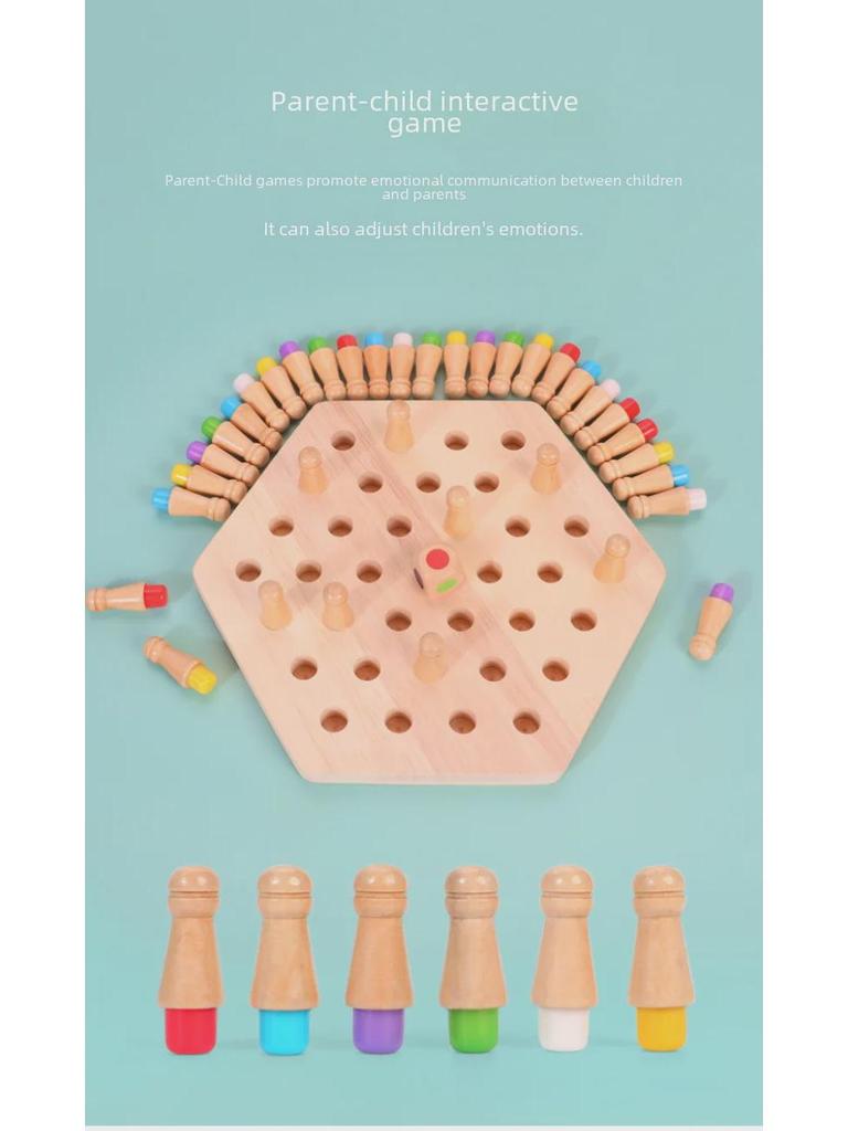 Children's Color Memory Chess: Educational Toy for Logical Thinking and Concentration