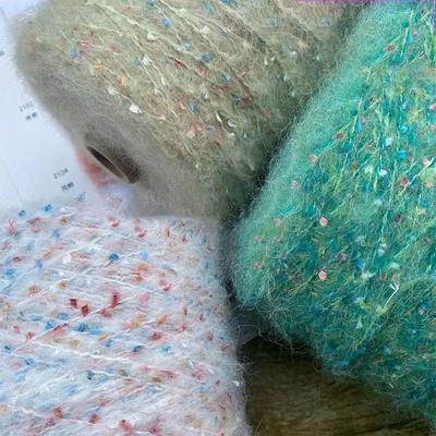 50g/rolka Ručné pletenie Vlnená priadza Šijacie doplnky Gypsophila Mohérová priadza Šatka Sveter Klobúk Háčkované Nite Linka DIY