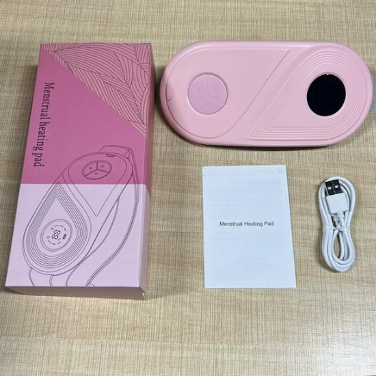 Uterus Warming Waist Belt: Menstrual Pain Relief and Hot Compress Massage English