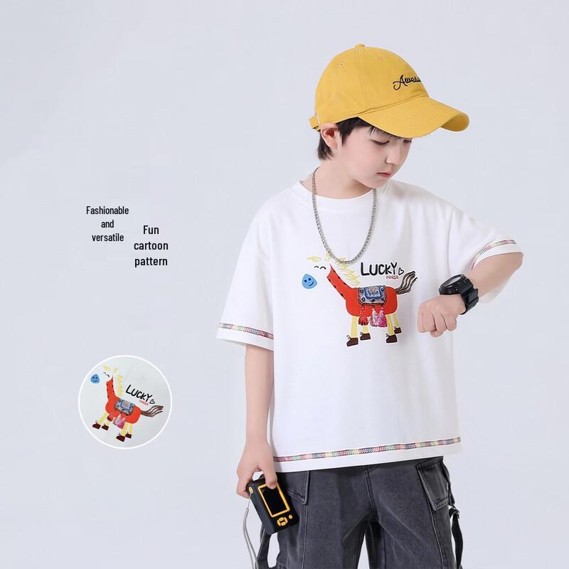 YOYO Fairy Tale Boys' Cotton Short Sleeve T-Shirt