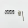 Brass 6-String Headless Electric Guitar String Locks Electric Guitar Fixed Nut Electric Guitar Saddle Bridge String Plate