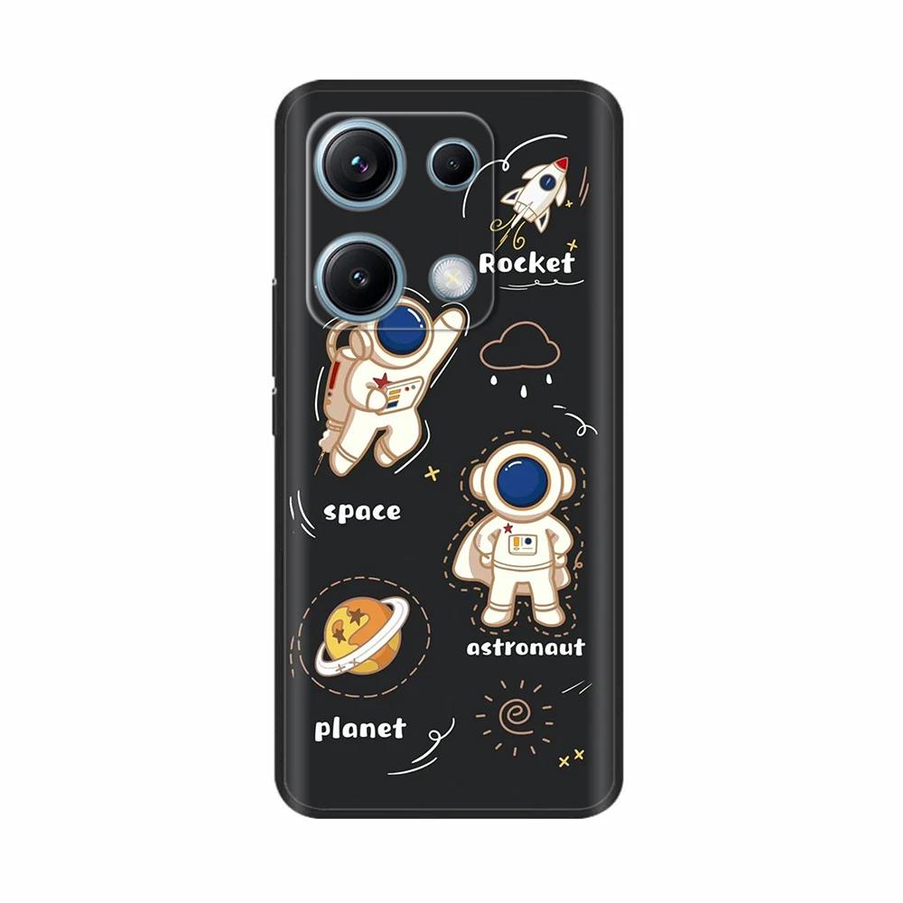 Xiaomi Redmi Note 14s Kılıfı Note14s Çiçekli Telefon Kılıfı Yumuşak İnce TPU Silikon Hafif Kapak Xiaomi Redmi Note 14s İçin