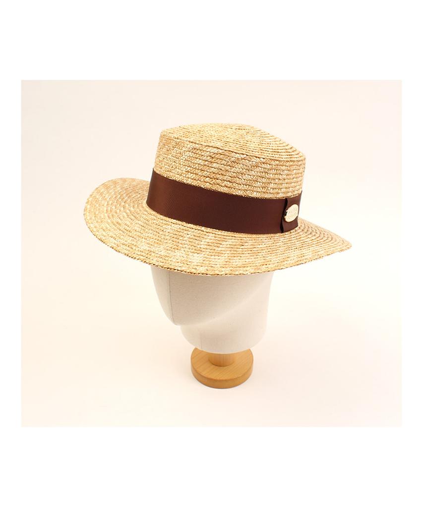 Yunibeosyeolkemiseuteuli Kangkang Brown Line Panama Hat