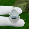 Womens Day Sale Aquamarine Stone 925 Silver Anniversary Handcrafted New Pendant