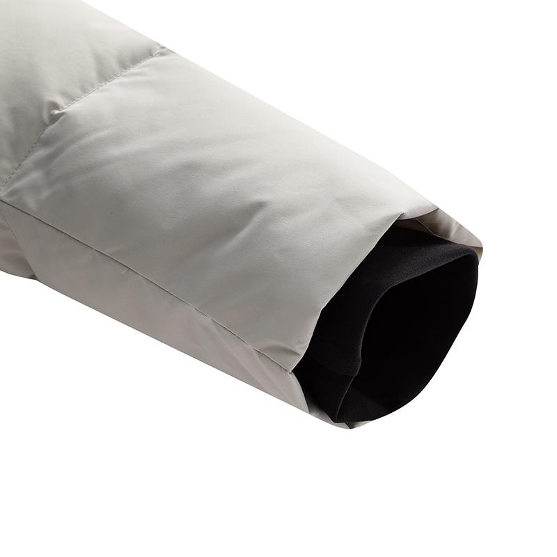 Anta Training Series Winter Quick Warm Windproof Warm Mid-Length Hooded Down Jacket Unisex Outerwear Gray 172617901-2