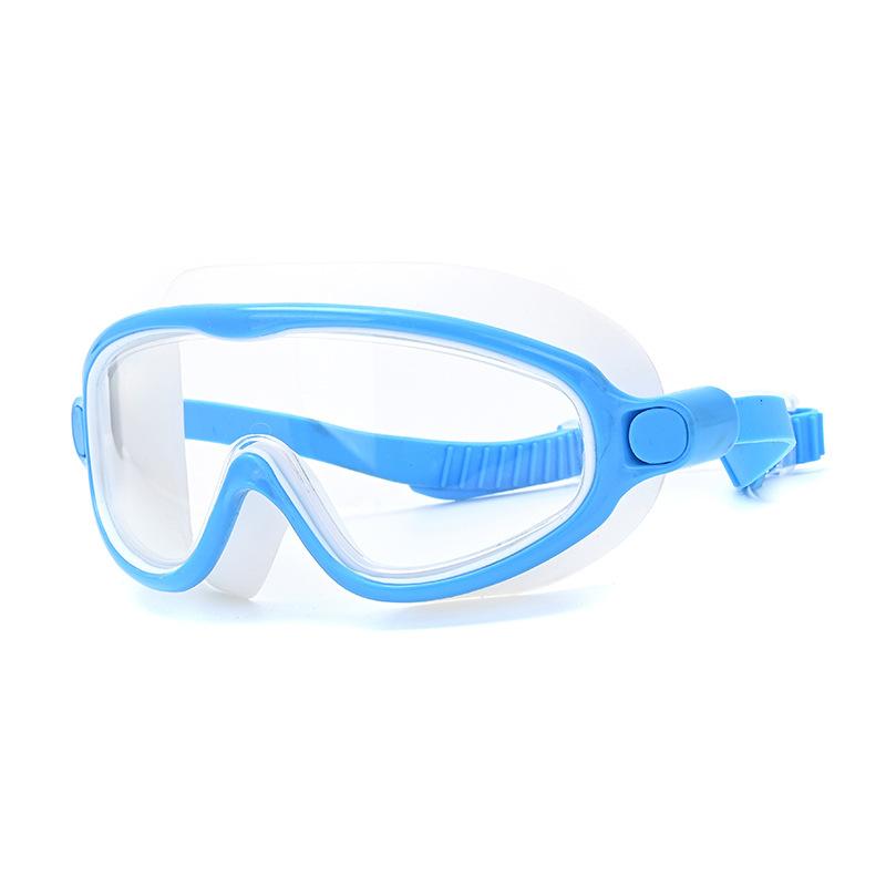 

Плоские очки для плавания для взрослых, очки для плавания, оборудование для дайвинга, силиконовые водонепроницаемые и противотуманные, большая оправа высокой четкости