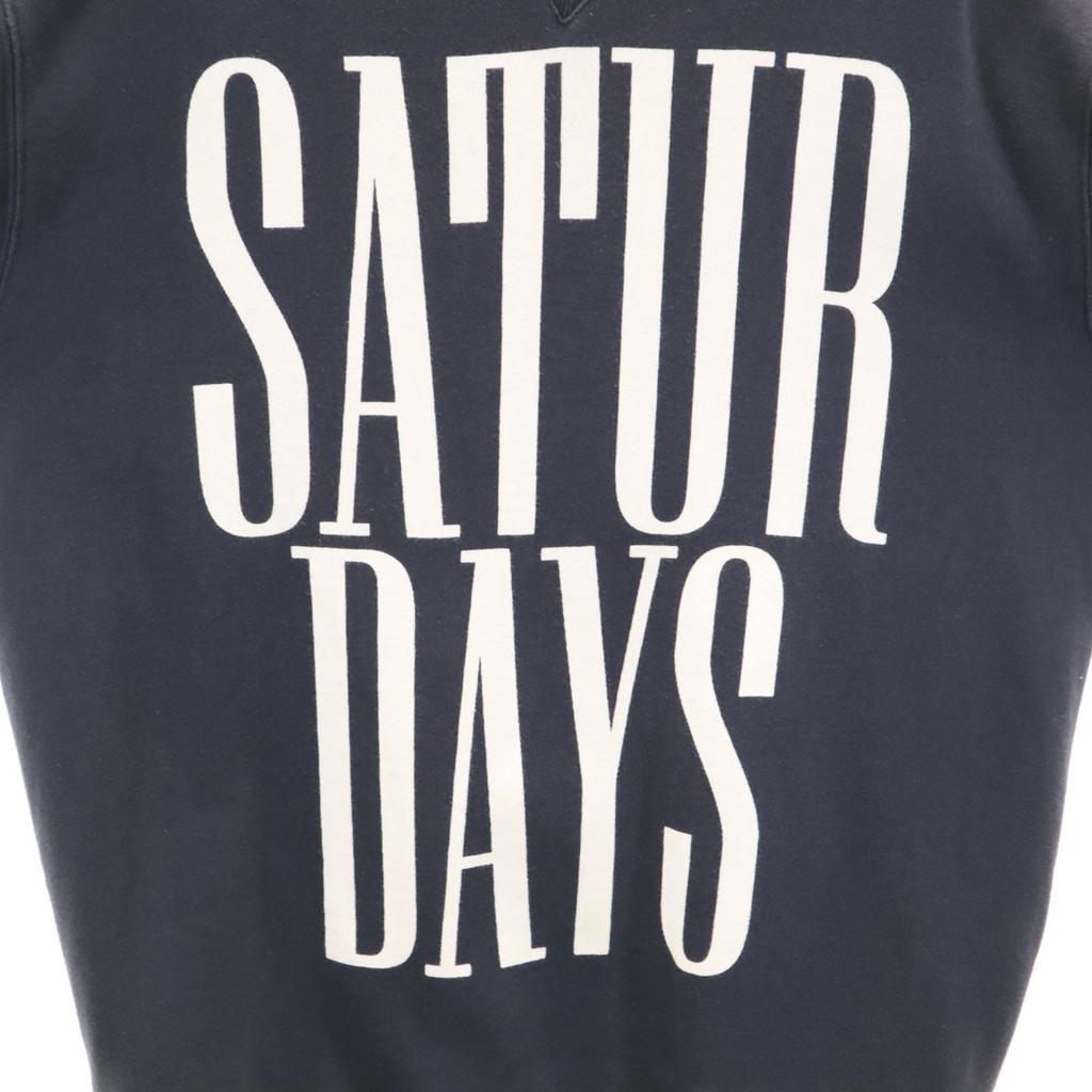 SATURDAY'S Long Sleeve Sweat Trainer L Charcoal Men's Used