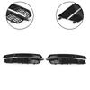 Front Bumper Lower Grille Grill 4G0807681AN 4G0807682AN Fit for A6 C7 S-Line 2016-2018 Black Chrome