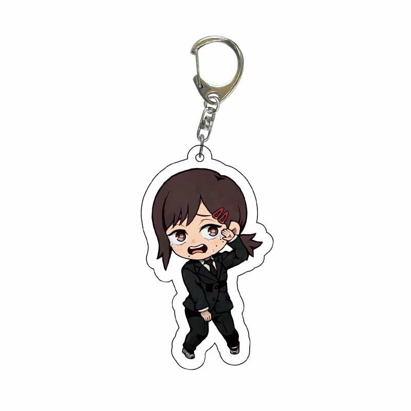 

Makima Chainsaw Man Acrylic Double Sided Key Ring Pendant Keyring Animation Merchandise Present Costume Play Attachment Figure Comic Manga