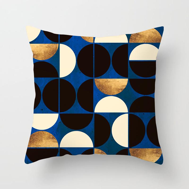 Abstract Art Patterns Throw Pillow Cover With Short Plush Print For Living Room Sofa Decoration Cushion Cover Pillow Covers