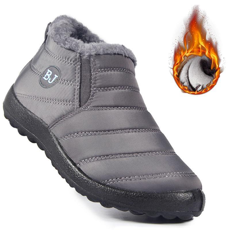 Winter Herren und Damen wasserdichte Schneestiefel rutschfeste warme Winterstiefel