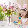 Ostereier Baum Zweig Plastik Heimdekoration Osterdekoration Schaumstoff DIY Bemalung Schaumstoff Hase Eier Für Heimdekorationen Für Ostern
