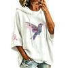 Women's Casual Hoodie with Hood and Graphic Print Loose Fit Pullover
