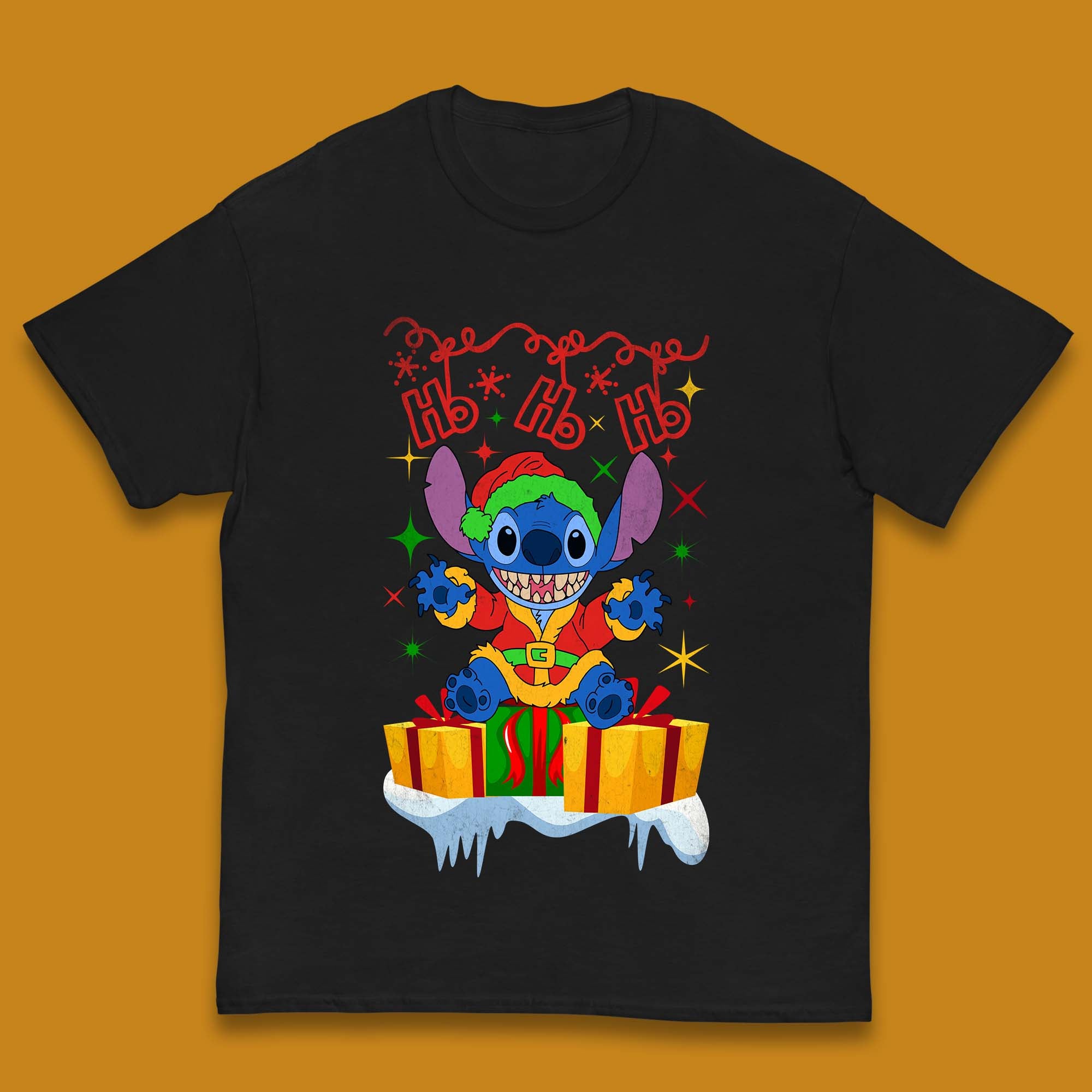 Elf Stitch Christmas Kids T-Shirt 130