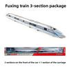 Alloy Piece Three High Speed Train Model Opening Doors Light Collectors Effects