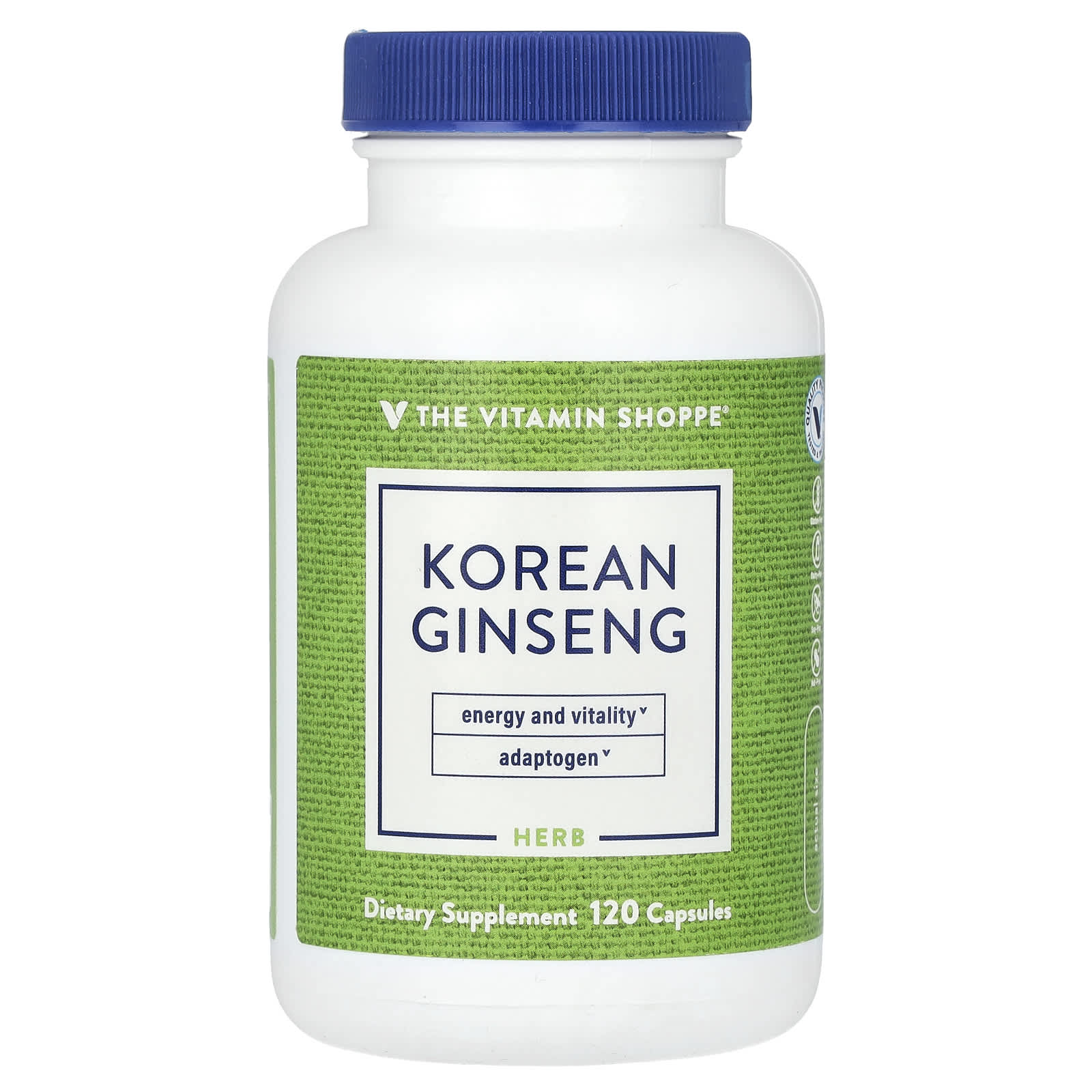 

Korean Ginseng, 120 capsules (648 mg per capsule)