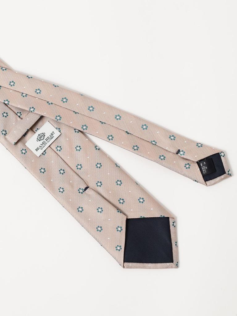 [BEAMS HART] Silk Tie, Small Pattern Tie, 26SS2, Men's, BEIGE FREE
